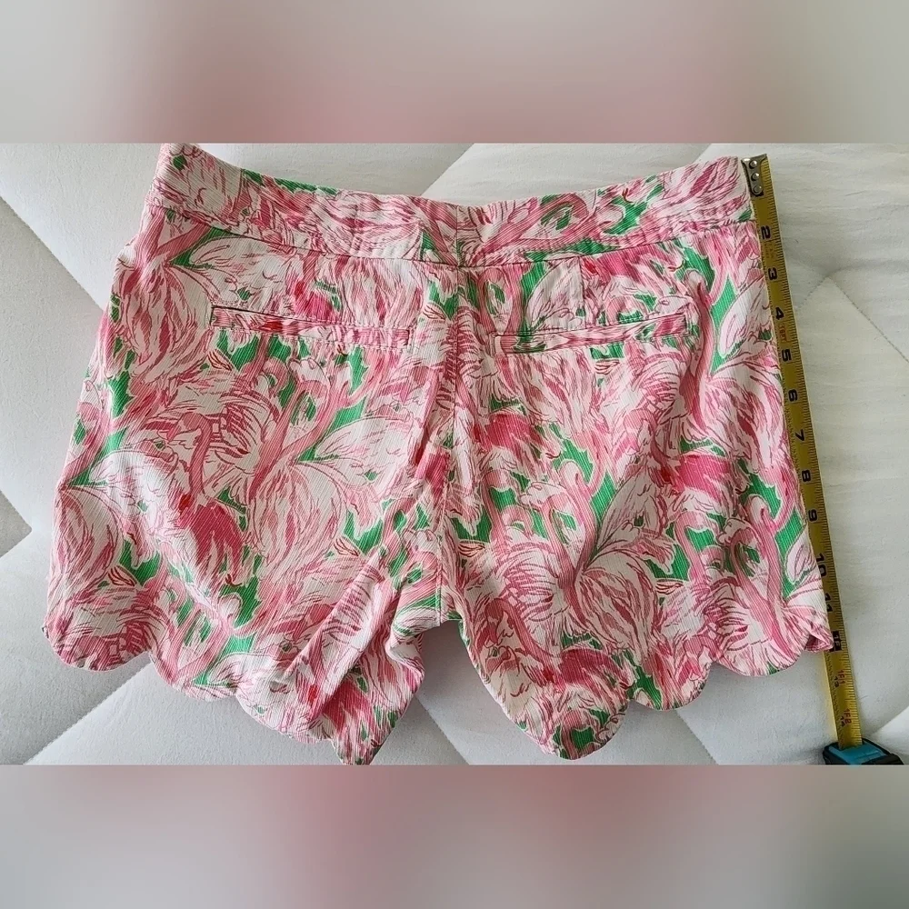 Lilly Pulitzer Buttercup Short Pink Flamingo Print 00 - Picture 5 of 5